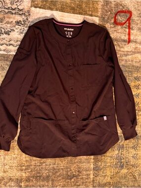 Scrubstar black scrub jacket